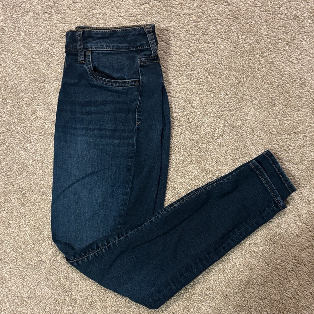 Kut from the Kloth Dark Blue Skinny Jeans